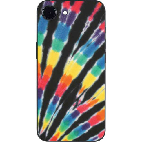 Liquid Blue Tie Dye - Rainbow iPhone 16e Skin